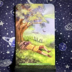 The tarot card the four of swords