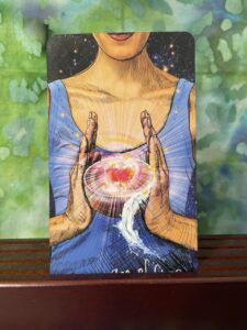 The tarot card ... Ace of Cups