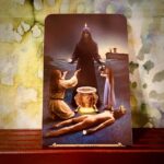 The tarot card, Death.