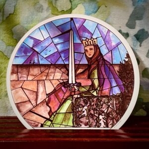 The tarot card, The Queen of Swords