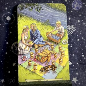 The tarot Card, The 10 of Cups