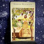 The tarot card the Four of Pentacles
