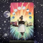 The tarot card, Eight of Pentacles