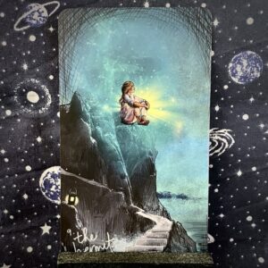 The tarot card, the Hermit