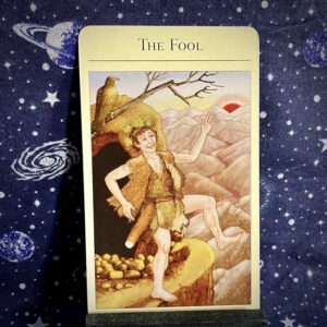 The tarot card The Fool