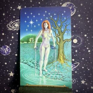 The tarot card, The Star